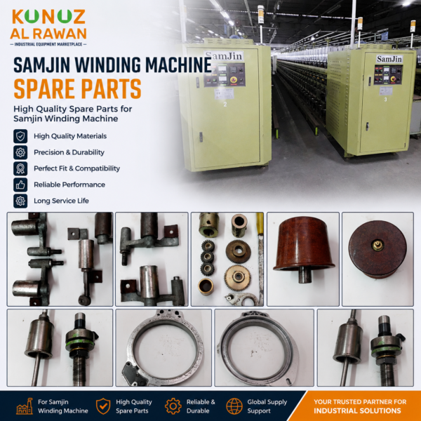 Samjin Winding Machine Spare Parts | قطع غيار ماكينة الغزل والنسيج Samjin